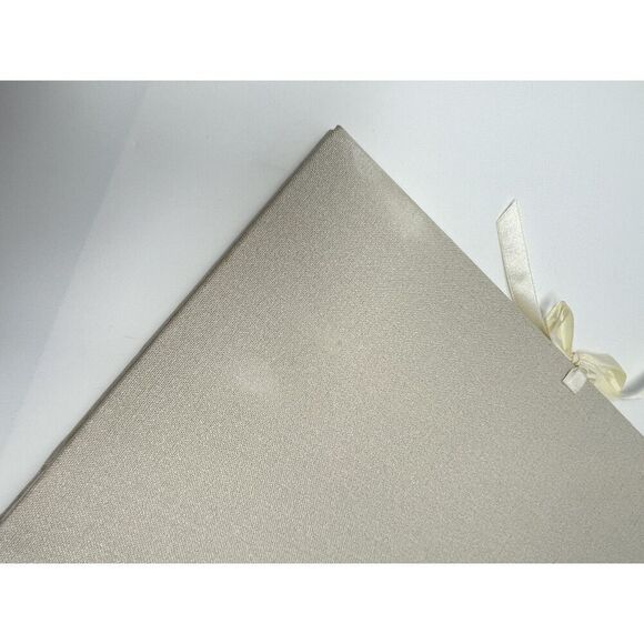 Pottery Barn Photo Picture Memory Book Album Linen Beige  Scrapbook 8.5x14.5” - Picture 5 of 11